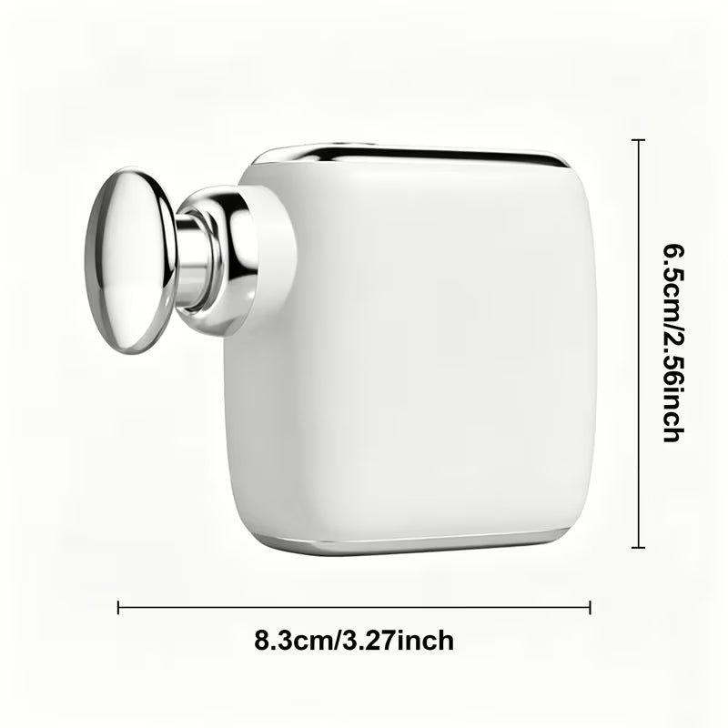 USB Rechargeable Pocket-Size Percussion Massage Gun, Includes 3 Silicone Replacement Heads